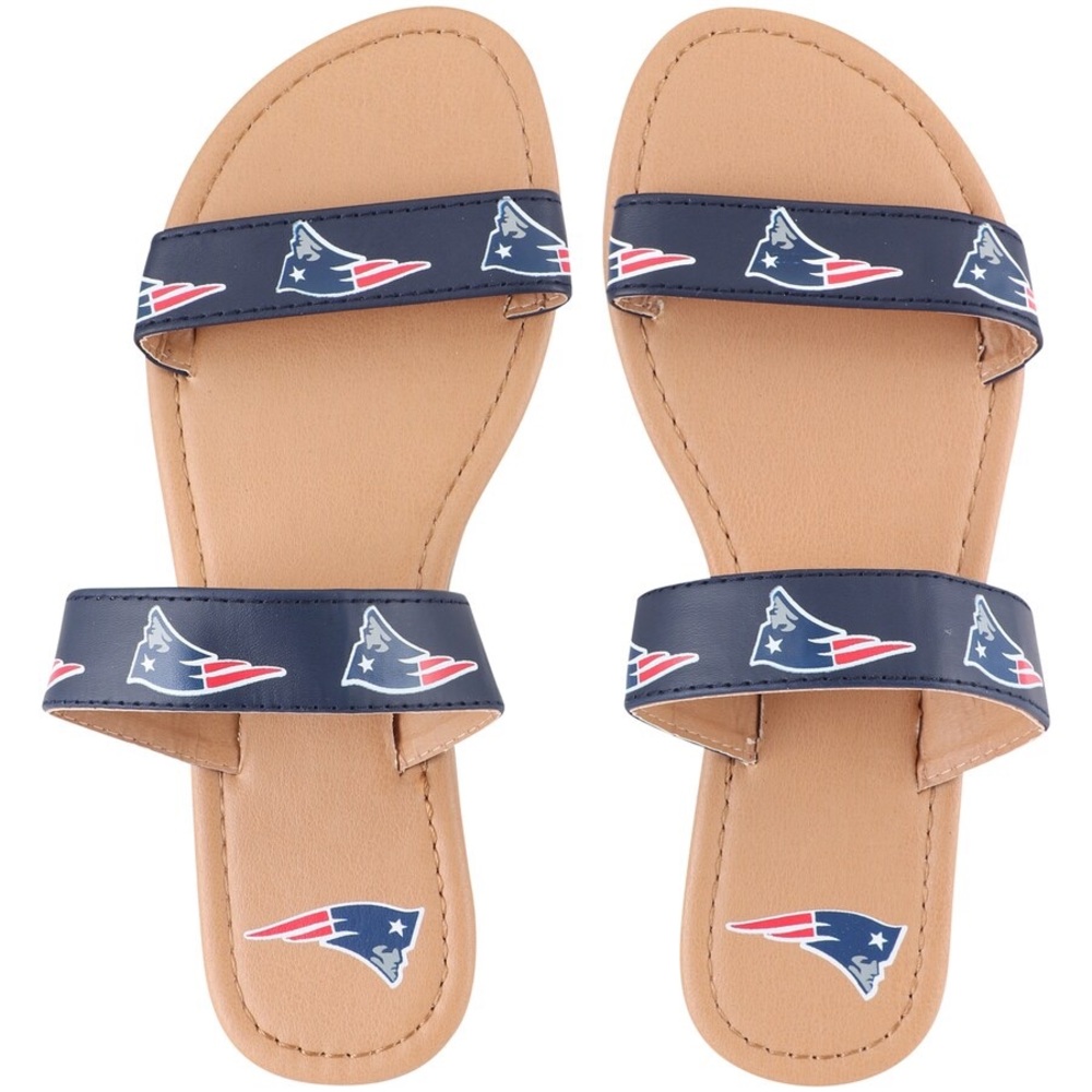 New England Patriots Double-Strap Sandals